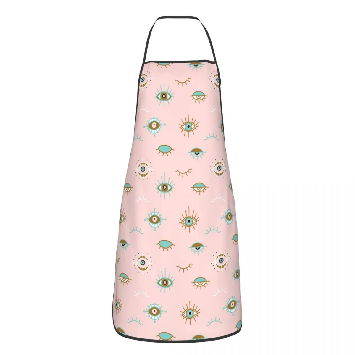 

Eyelash Eye Lashes Apron Household Cleaning Painting Aprons Kitchen Waterproof Pinafore Chef