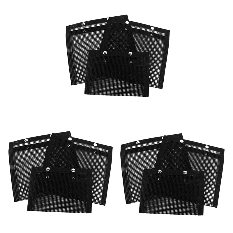 

New 9 Pcs Non-Stick Mesh Grilling Bag Non-Stick BBQ Bake Bag Outdoor Picnic Tool