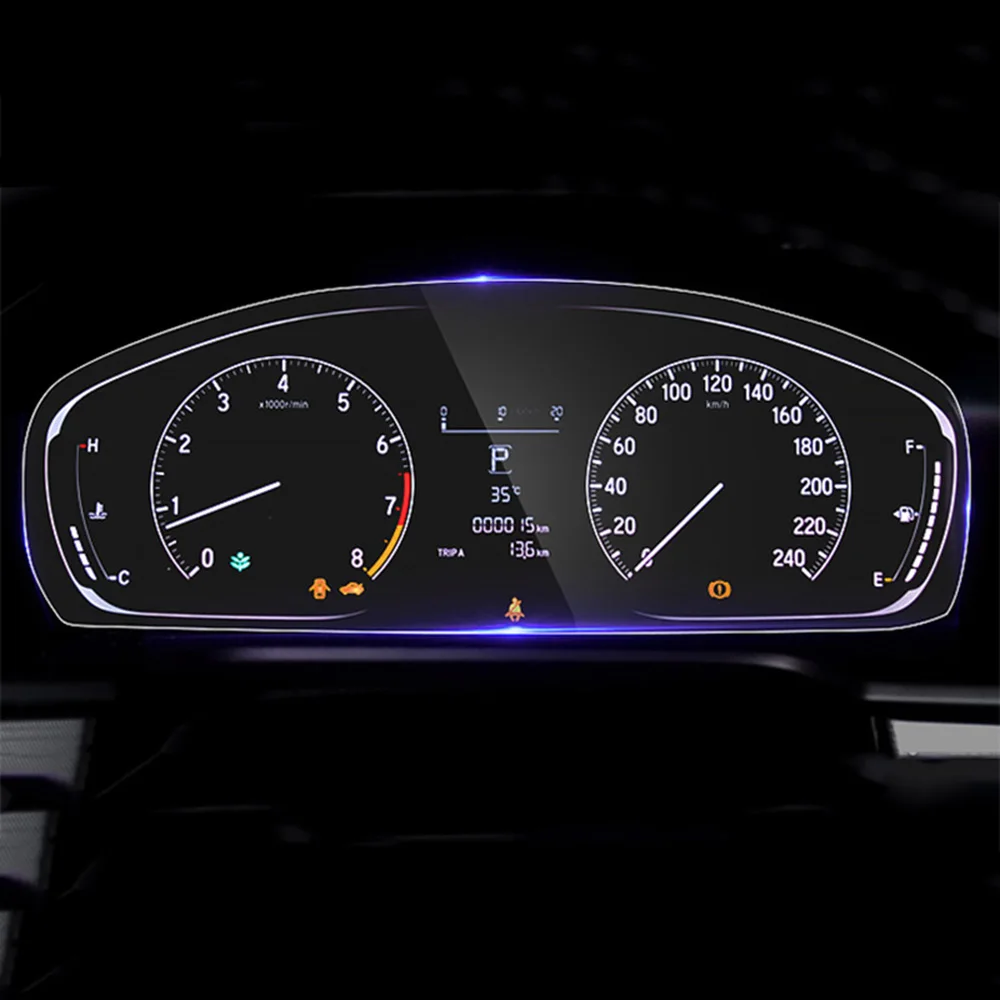 Защитная пленка для автомобильных инструментов Honda Accord 2018 2019 2020 2021 2022 гибкая