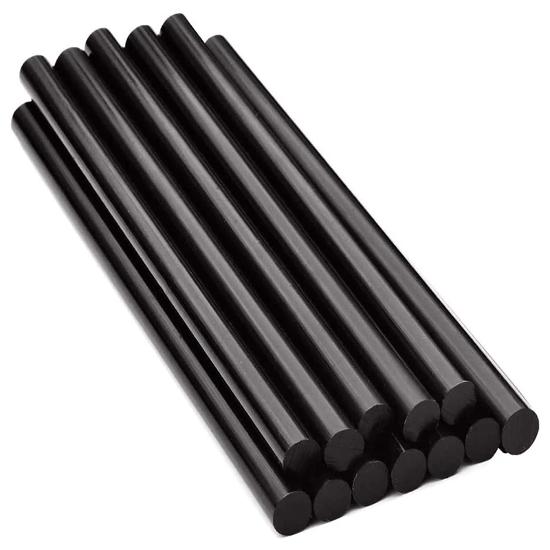 

SEWS-15Pcs Hot Glue Sticks, 270 X11mm Black Hot Melt Glue Sticks For Car Body Dent Repair Remover Crafts DIY Projects