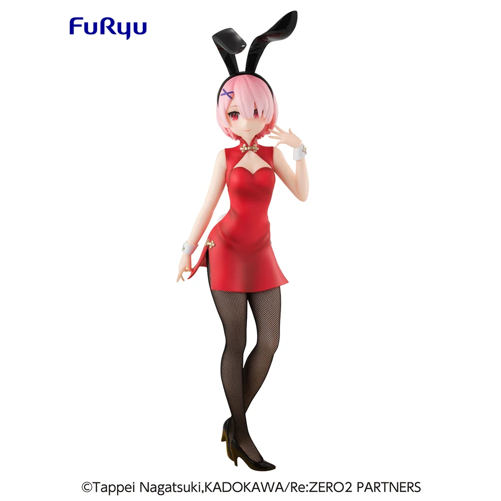 Фигурка аниме Furyu Rem Ram Bunny Re: Life A Different World From Zero Cheongsam фигурка фигурки игрушки |