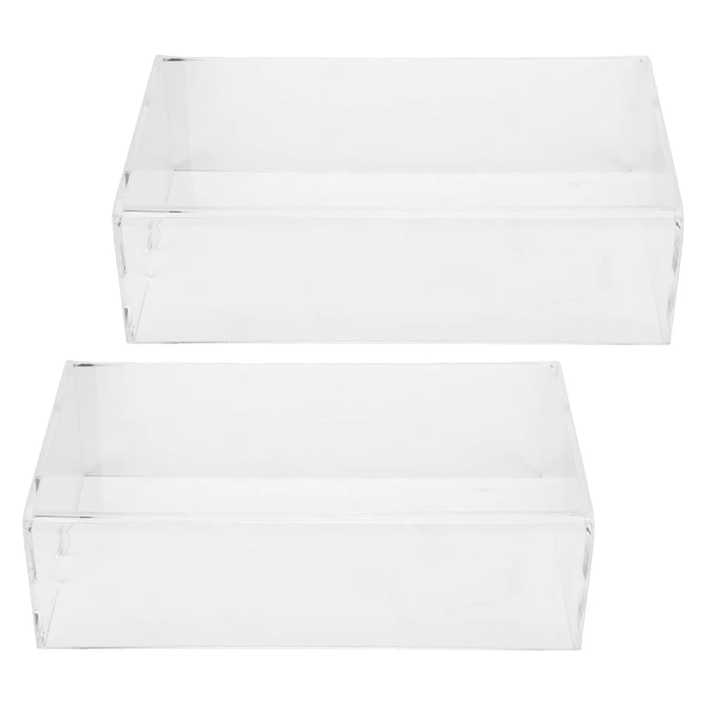 

2Pcs Transparent Mouse Protectors Mouse Protection Cover Visible Mouse Protective Case