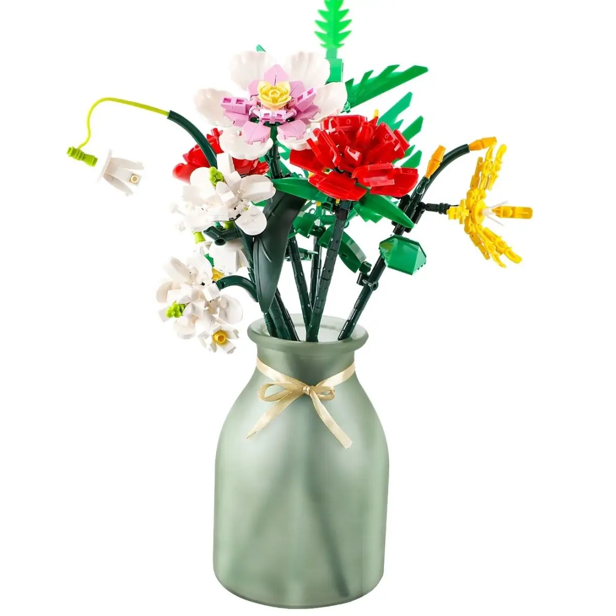 

Diy идеи креативный эксперт DIY букет цветов тюльпаны розы игрушки для девушки подруги на день рождения модульный строительный блок модели