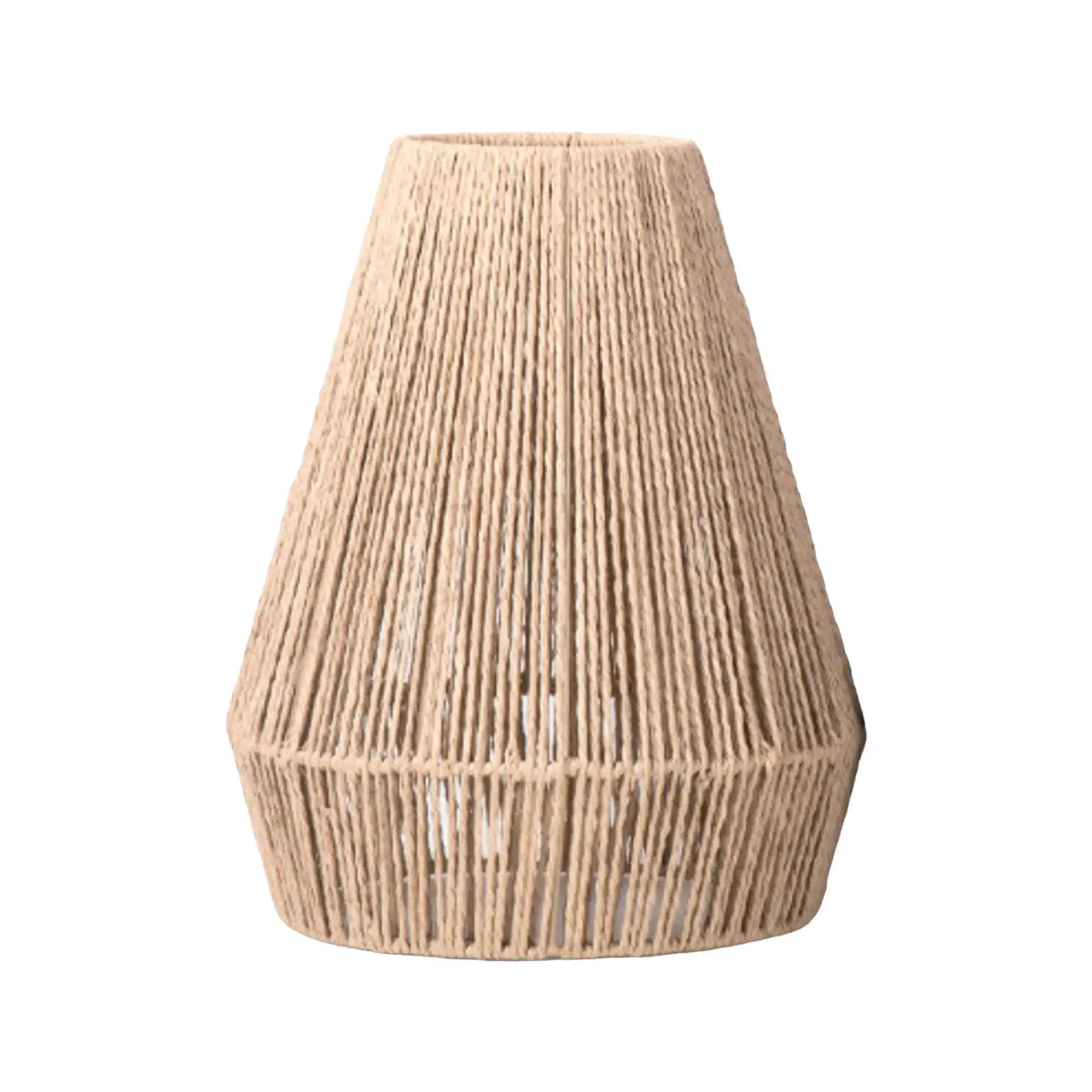 

Rope Woven Lampshade Lighting Fixtures Chandelier Cover Ceiling Lantern Cover for Kitchen Restaurant Dining Room Bedroom Hotel