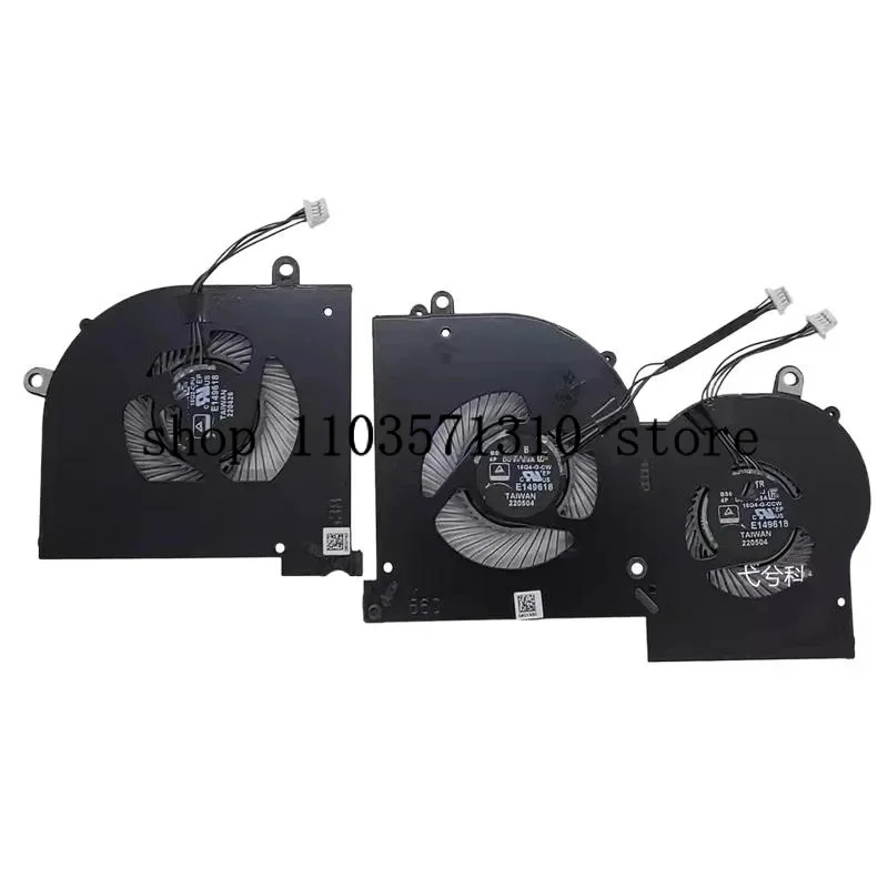 Новый оригинальный вентилятор охлаждения процессора и графического для MSI GS65VR P65