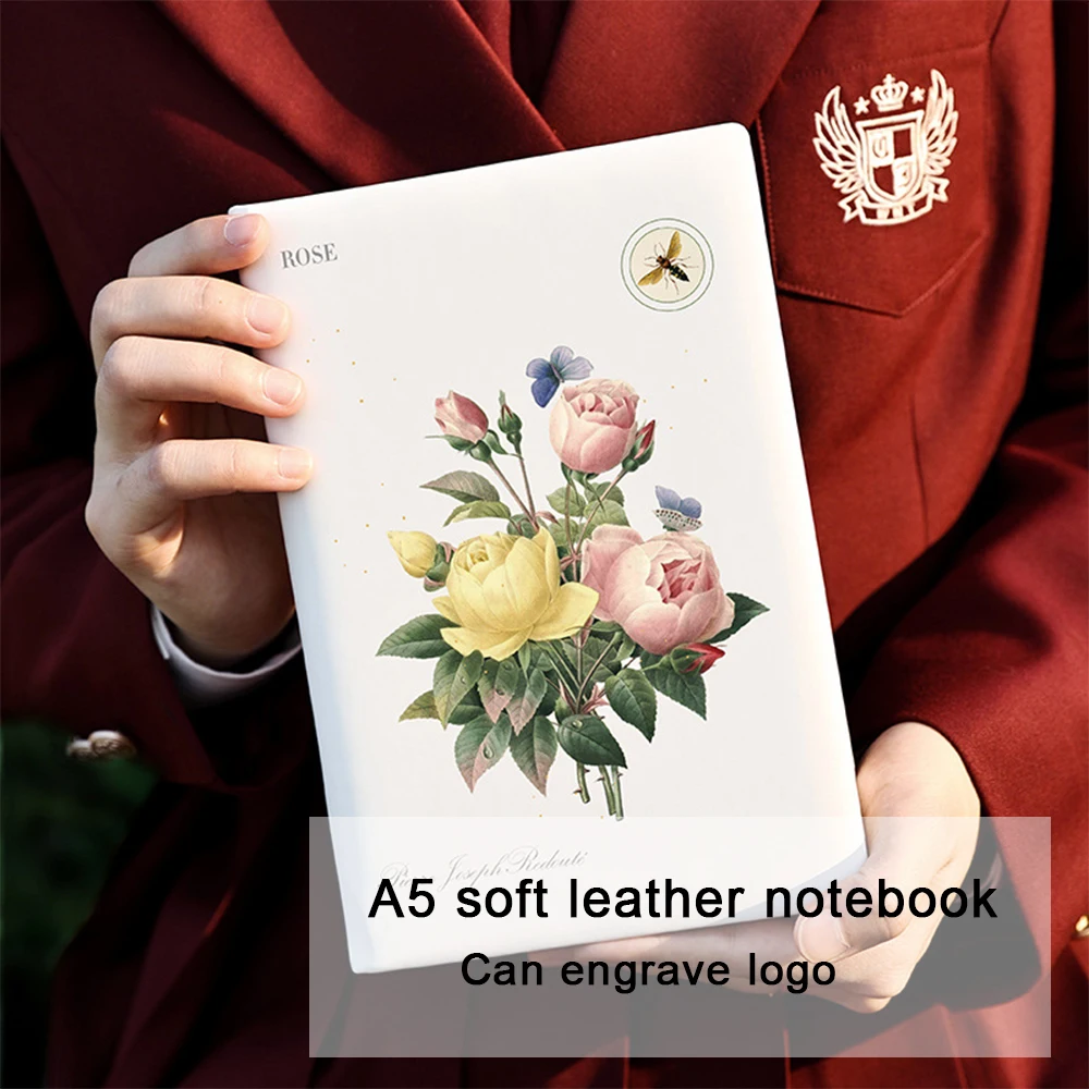 (Бесплатная гравировка логотипа) Кожаный деловой блокнот А5, студенческий дневник, предметный блокнот, ручная книга, протоколы рабочих встреч