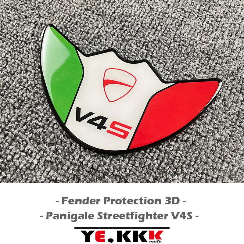 

Fender Protection 3D Stereo Italy Sticker Decal DUCATI Logo For Ducati Streetfighter V4 V4S Panigale V4 V4S Italian