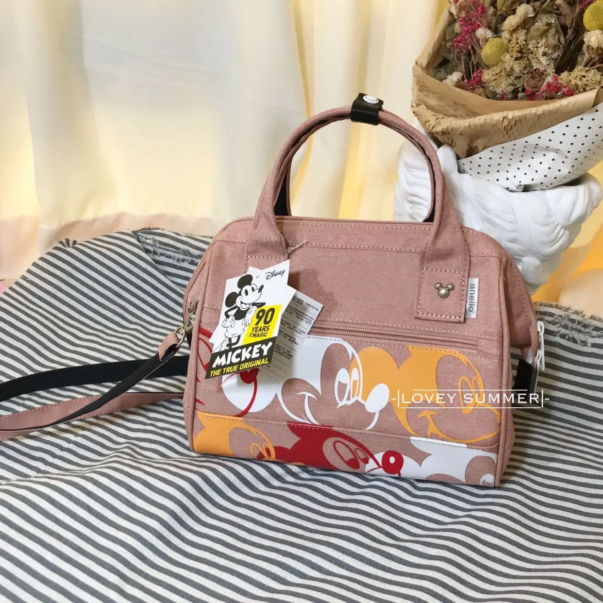 Disney Bag Mickey Mouse Shoulder Bag Women's Crossbody Bag Exquisite Fashion Cartoon Multi-functional Crossbody Bag Handbag