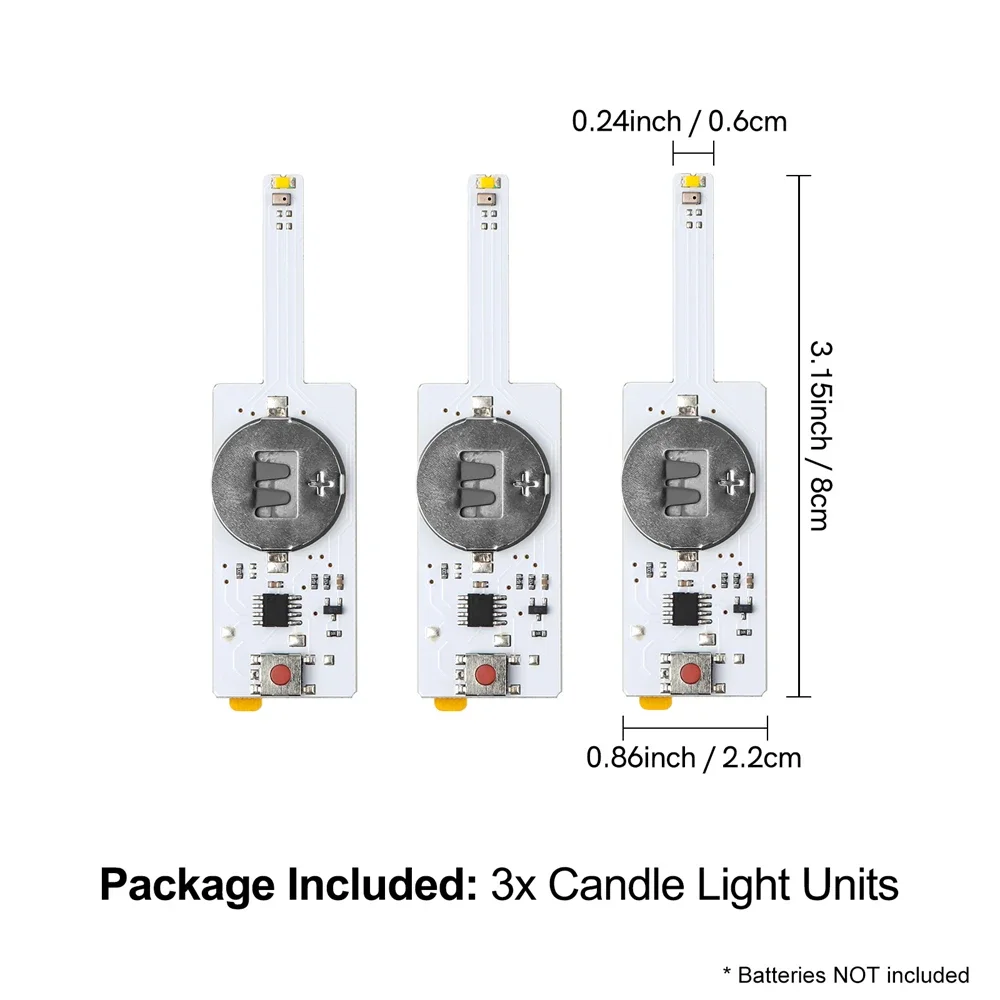 

Светодиодная выдувная свеча для открыток