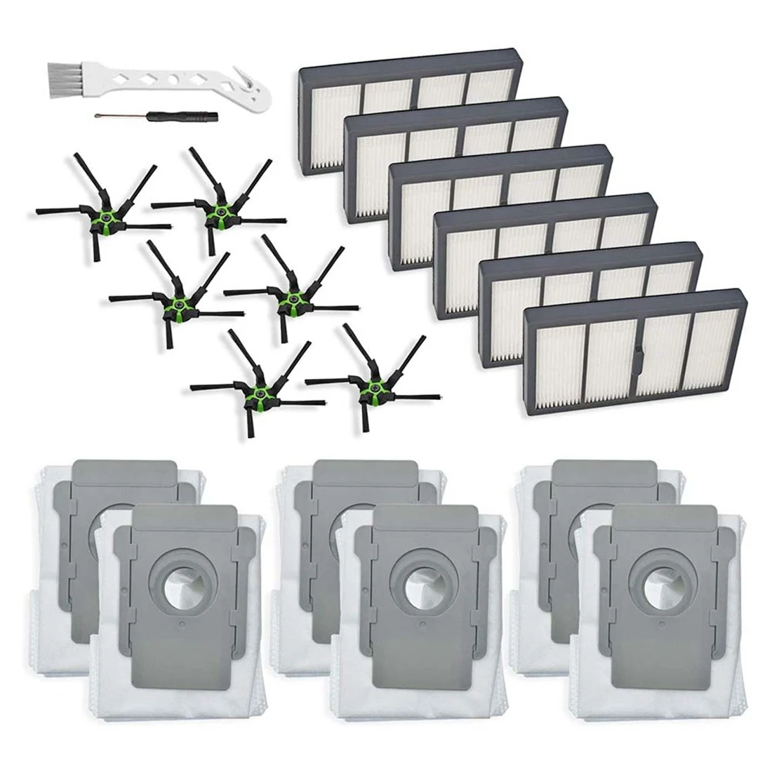 

18 комплектов запасных частей для робота-пылесоса IRobot Roomba S9 (9150) S9 + S9 Plus (9550) S-серии, подключенного к Wi-Fi