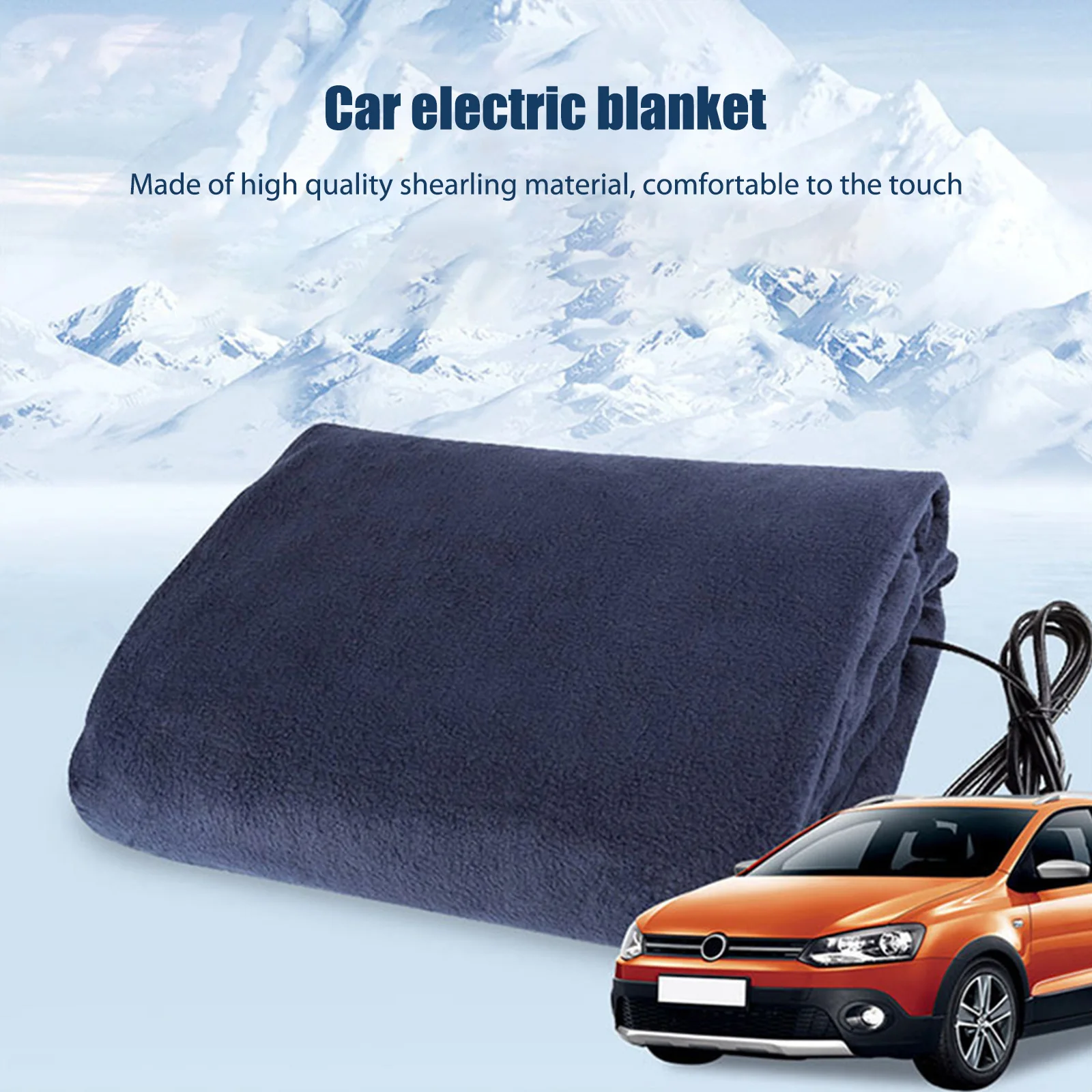 

Мягкое одеяло с подогревом 12 В, флисовое автомобильное одеяло для холодной погоды, 2 тепловых уровня, электрическое одеяло, портативное быстрое Отопление для автомобиля, 145x100 см