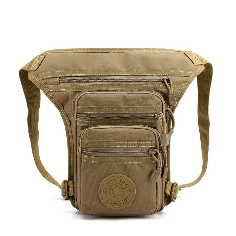 New Organize Men's Fanny Pack for Bicycle Hiking Running Sports Waist Bags Tear Resistant Leg Bag Tactical Sling Nylon Pack