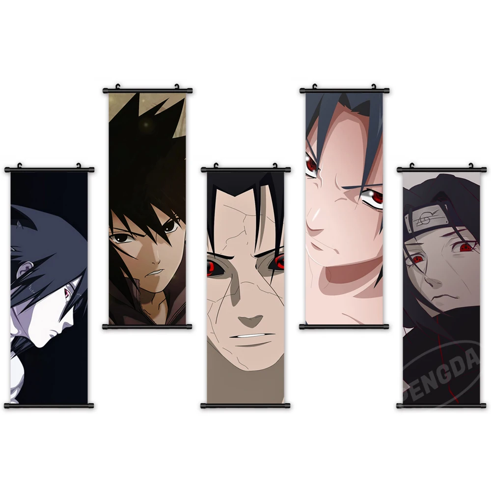 

Wall Art Canvas Pictures Uzumaki Naruto Poster Plastic Scroll Hanging Painting Classic Anime Print Home Decoration Living Room