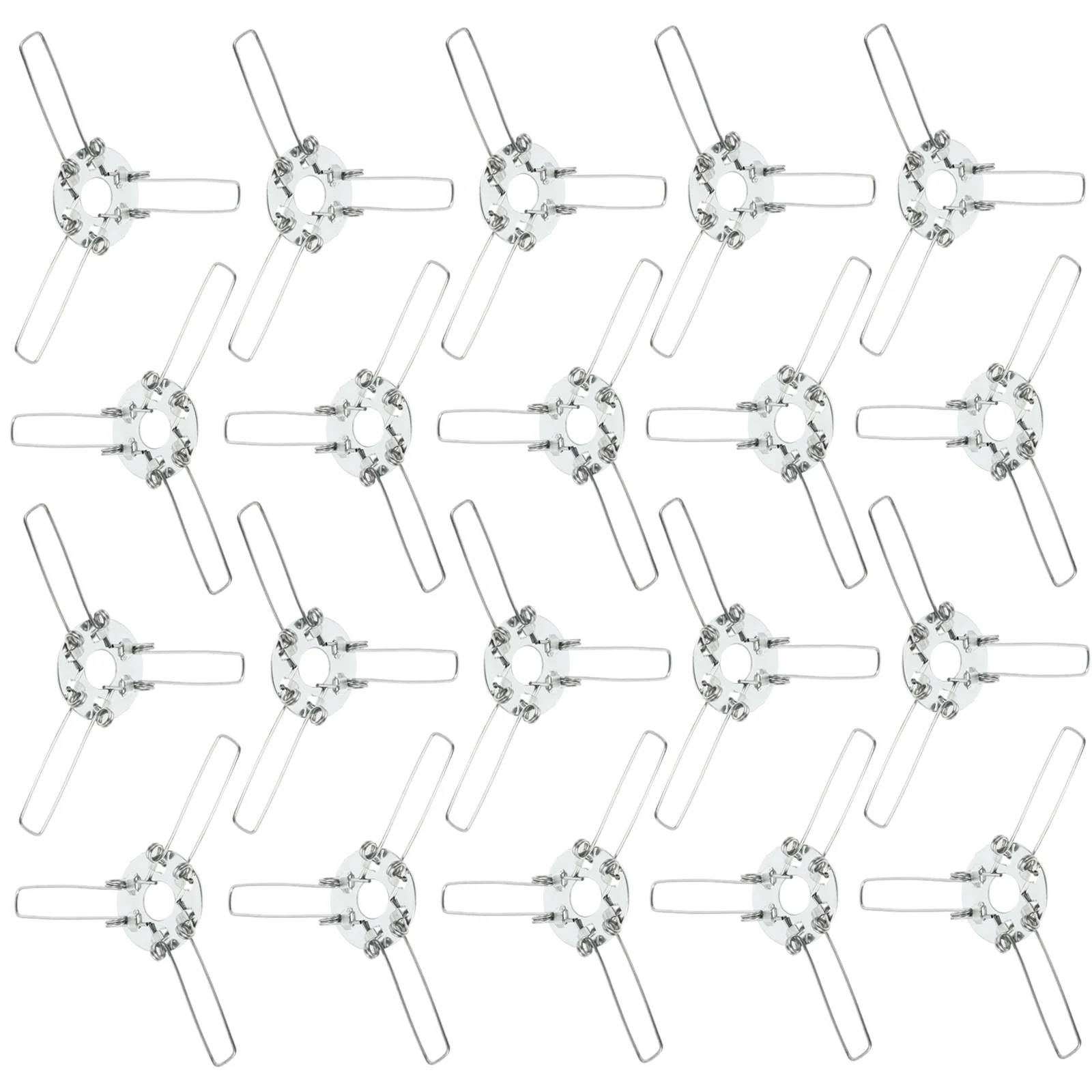 

20 Pcs Light Bulb Clip Adapter LED Light Fixtures Finials Lampshades Levellers Lampshade Support Clips LED Stand
