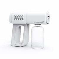 380ml portable nano electric sterilizer sprayers k5 usb rechargeable handheld blue light air sterilizer disinfection sprayer gun