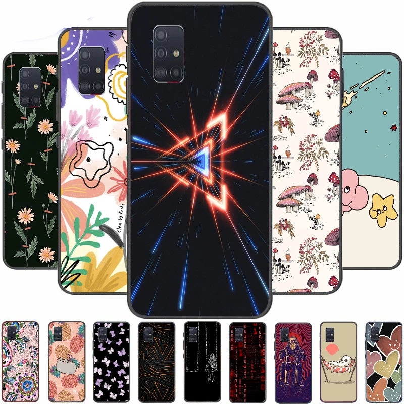 

Cute Cartoon Anime For Samsung A51 Case Printed Soft Phone Back Cover For GalaxyA51 5G A 51 A515F A516F Coque Fundas Cases