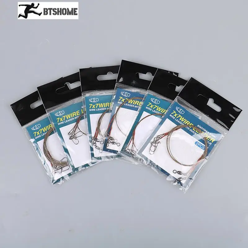 

1 Pack Steel Fishing Line Wire Line Leader Fishing Leash Anti-winding Titanium Wire Anti-bite Wire Fishing Accessories