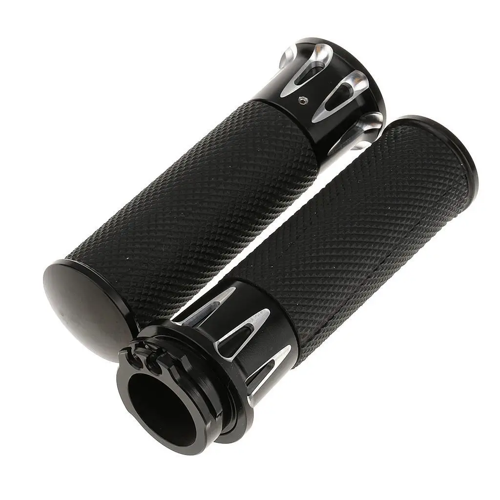 

Pair Motorcycle Bike 25mm 1" Handlebar Hand Grips for