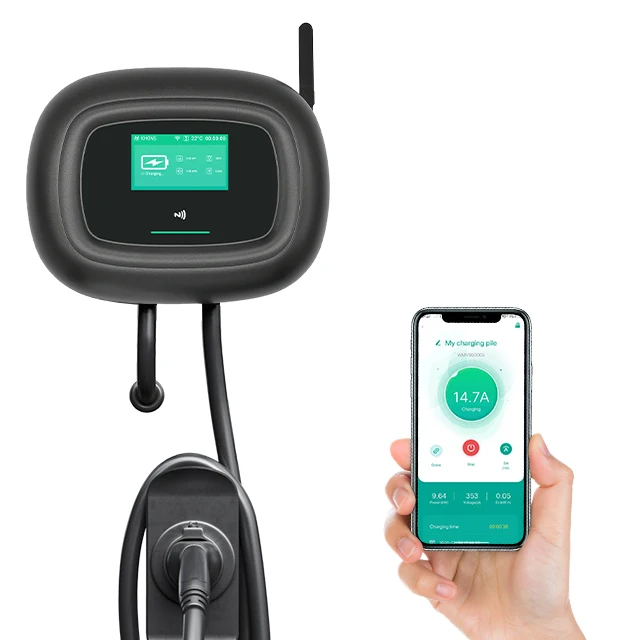 

electric vehicle charging station Type 2 Plug wallbox ev charger home 3-22KW ev charging stations