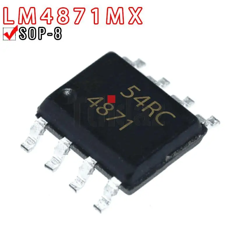 10 шт., усилитель мощности аудио LM4871MX SOP8 LM4871 SOP 4871 SOP-8 3 Вт с режимом отключения, новый и оригинальный
