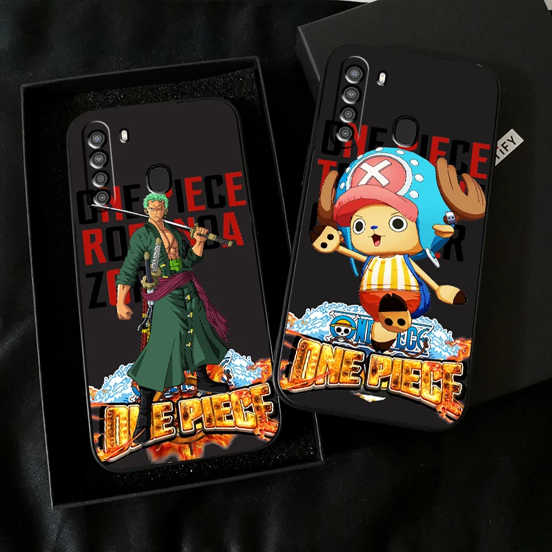 

Japanese Anime ONE PIECE Phone Case For Samsung Galaxy S8 S8 PLus S9 S9 Plus S10 S10E S10 Lite 5G Plus Black Back