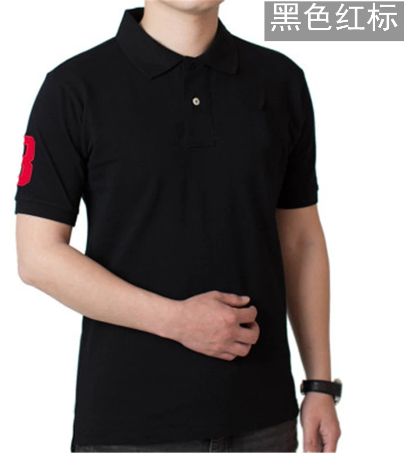 

3#hombre multicolor big horse polo top Men Short sleeve rugby Shirt camisa embroidered homme masculine mens shirt brands