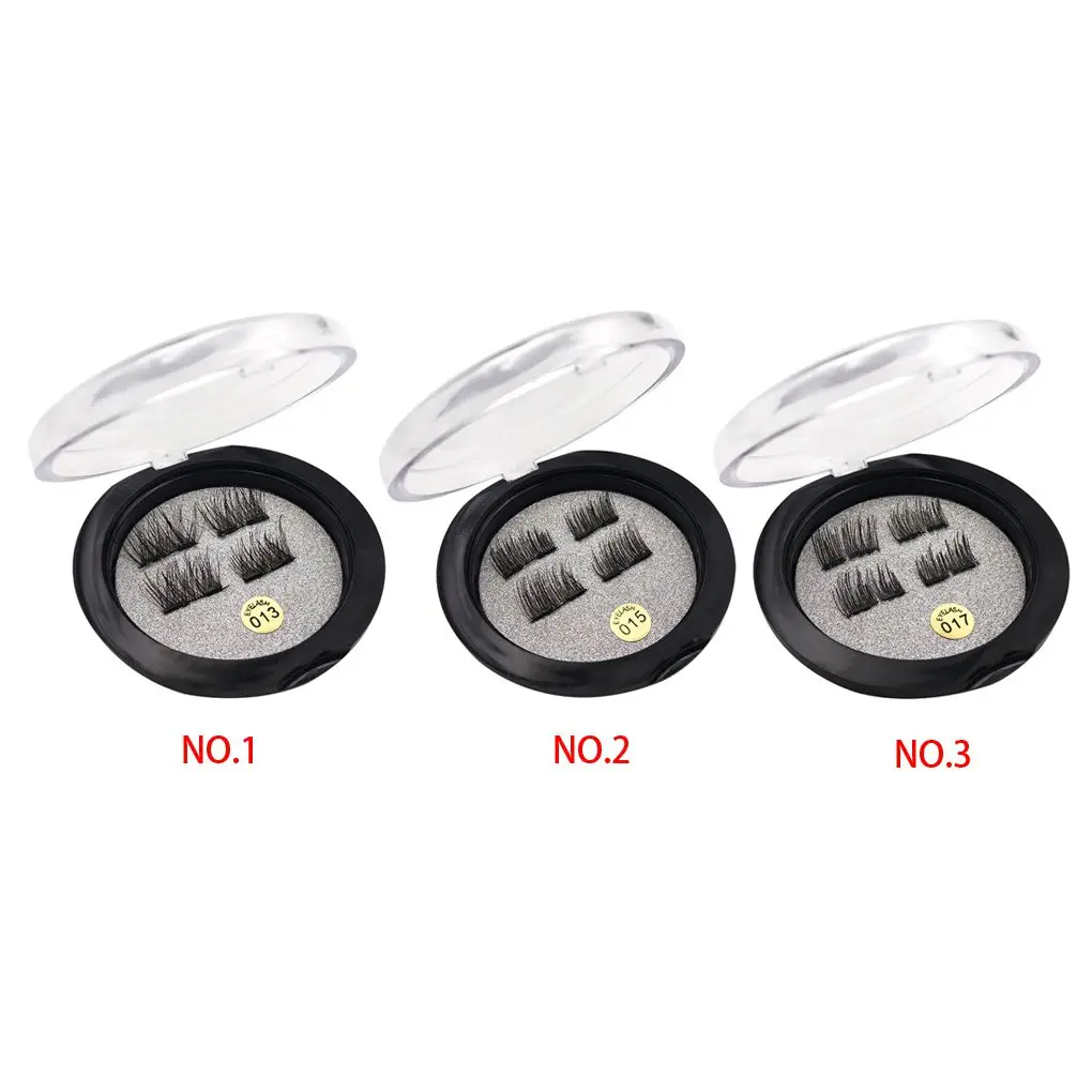 

2 пары, тонкие магнитные 3D накладные ресницы из высококачественного волокна, натуральное искусственное наращивание для макияжа
