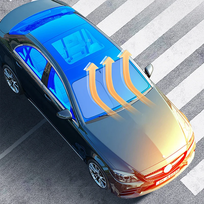 

Car Windshield Sun Shade Blocks UV Rays Sun Visor Protector Foldable Car Sunshade Protector Parasol Summer Sun Interior Parts