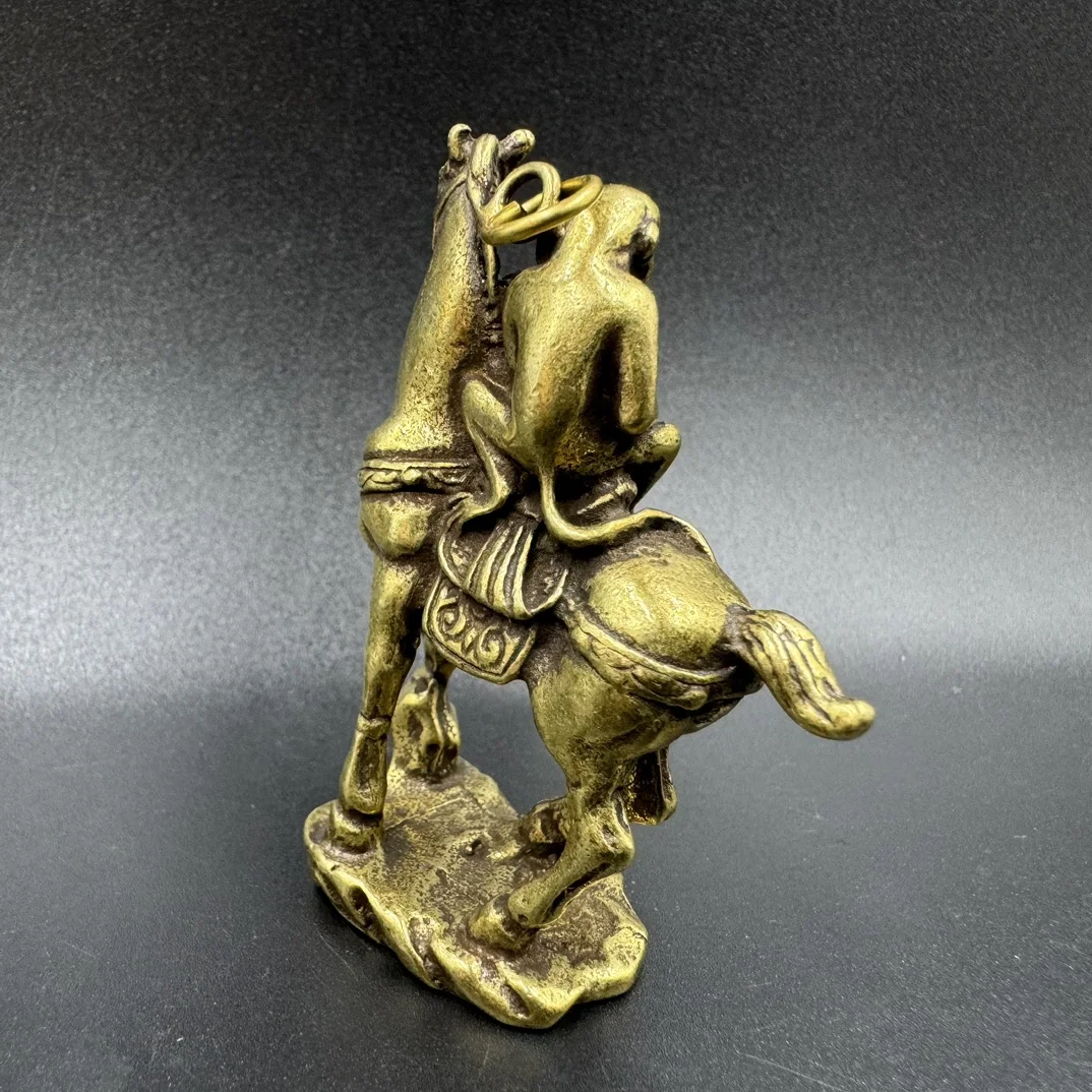 Китайская латунь немедленно-печать маленькие украшения обезьяна по знаку