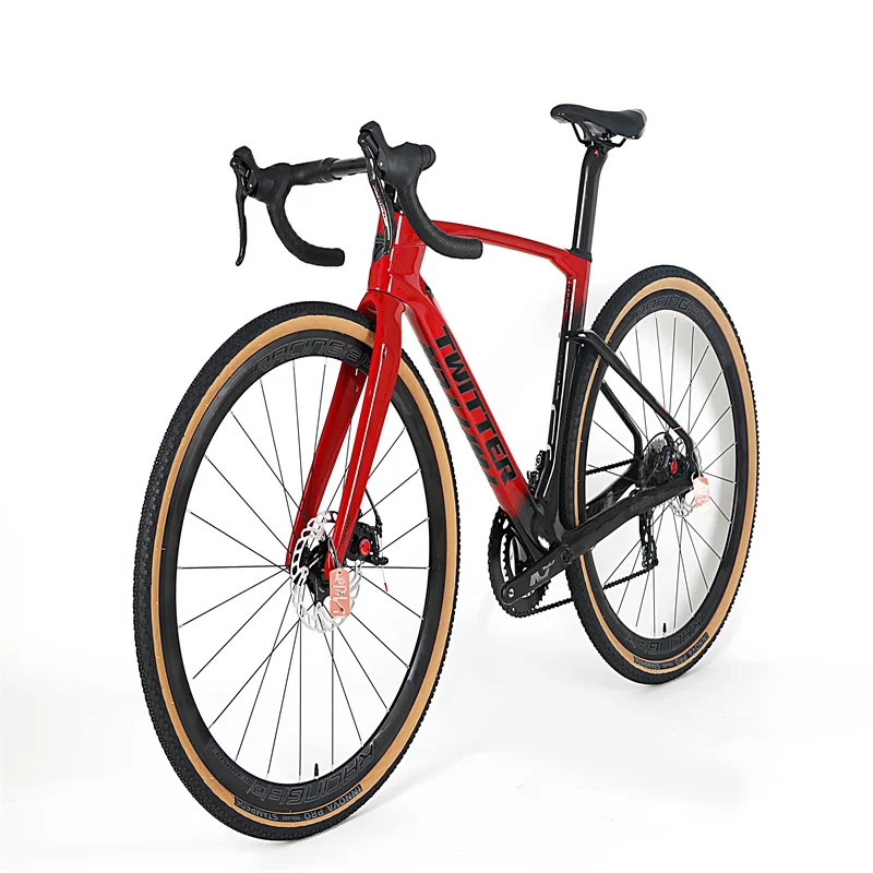 

TWITTERbycicle, гравий V2, RS-24Speed, углеродное волокно, дорожный велосипед, гидравлический дисковый тормоз, Внедорожный гоночный углеродный велосипе...