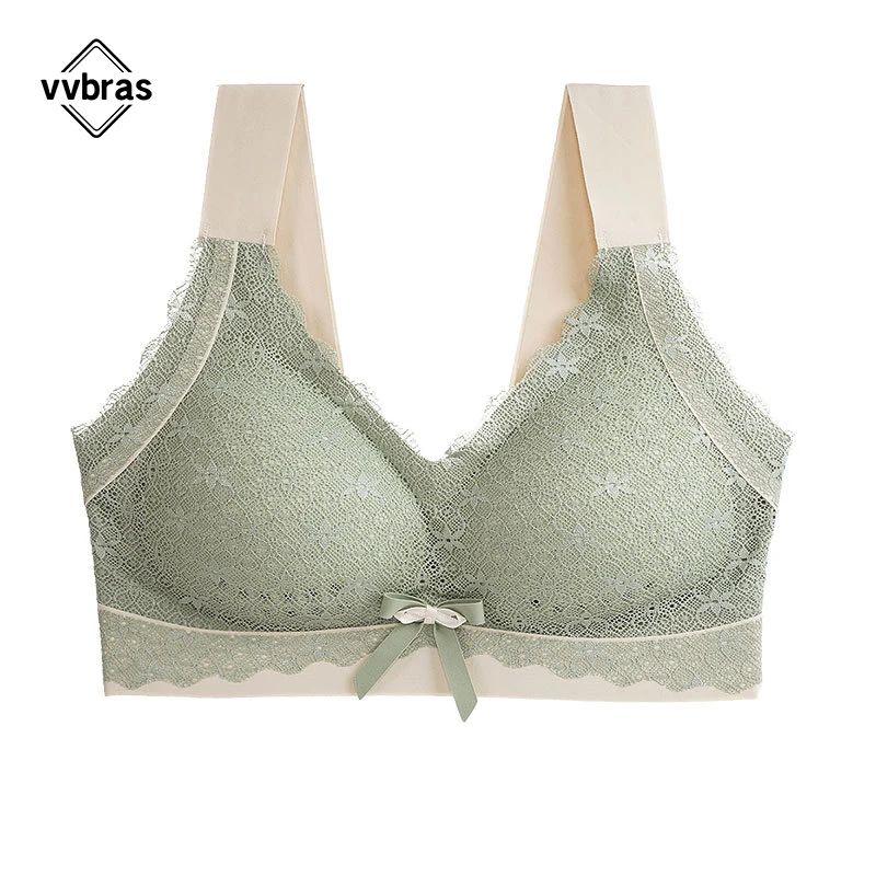 vvbras Seamless Bras For Women Sexy Push Up Bra Ultra Thin Plus Size BH Female Lace Sexy Brassiere Underwear Unwired Bralette