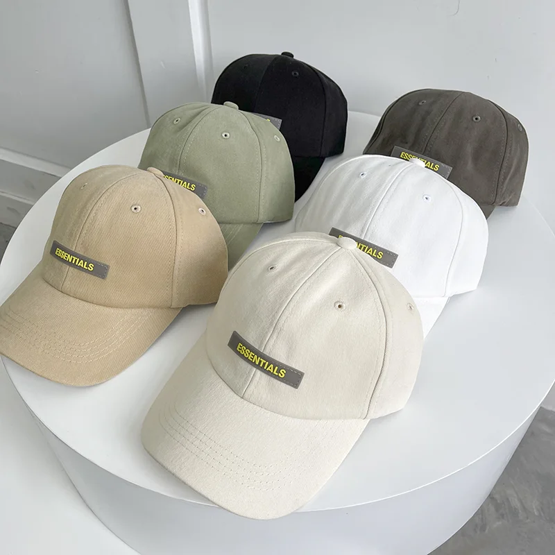 

Essentials Baseball Cap Couples Baseball Caps Four Seasons Adjustable Hat Men and Women Sun Protection Caps for Men Usa Hat