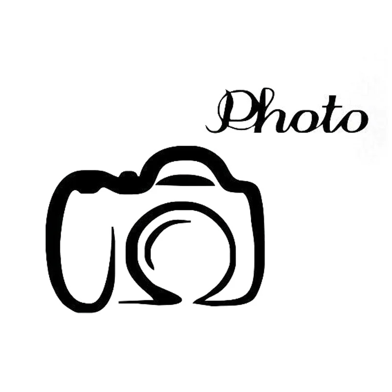 

Автомобильная наклейка мультяшная камера фотограф фото Виниловая наклейка для ноутбука Автомобильная наклейка, 17 см * 12 см
