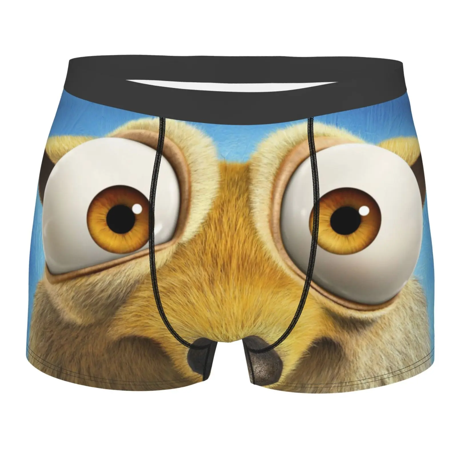 

Ice Age Squirrel Eyes Men Underwear Funny Anime Film Briefs Shorts Panties Sexy Underpants for Male Mens Panties Polyester
