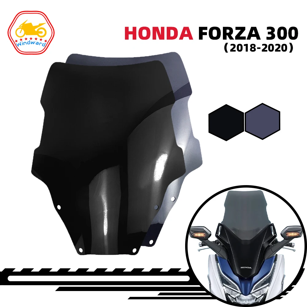 Подходит для HONDA FORZA300 2018 2019 2020 FORZA 125 300 350 NSS300 18-20 NSS350 2021 мотоциклетное ветровое стекло