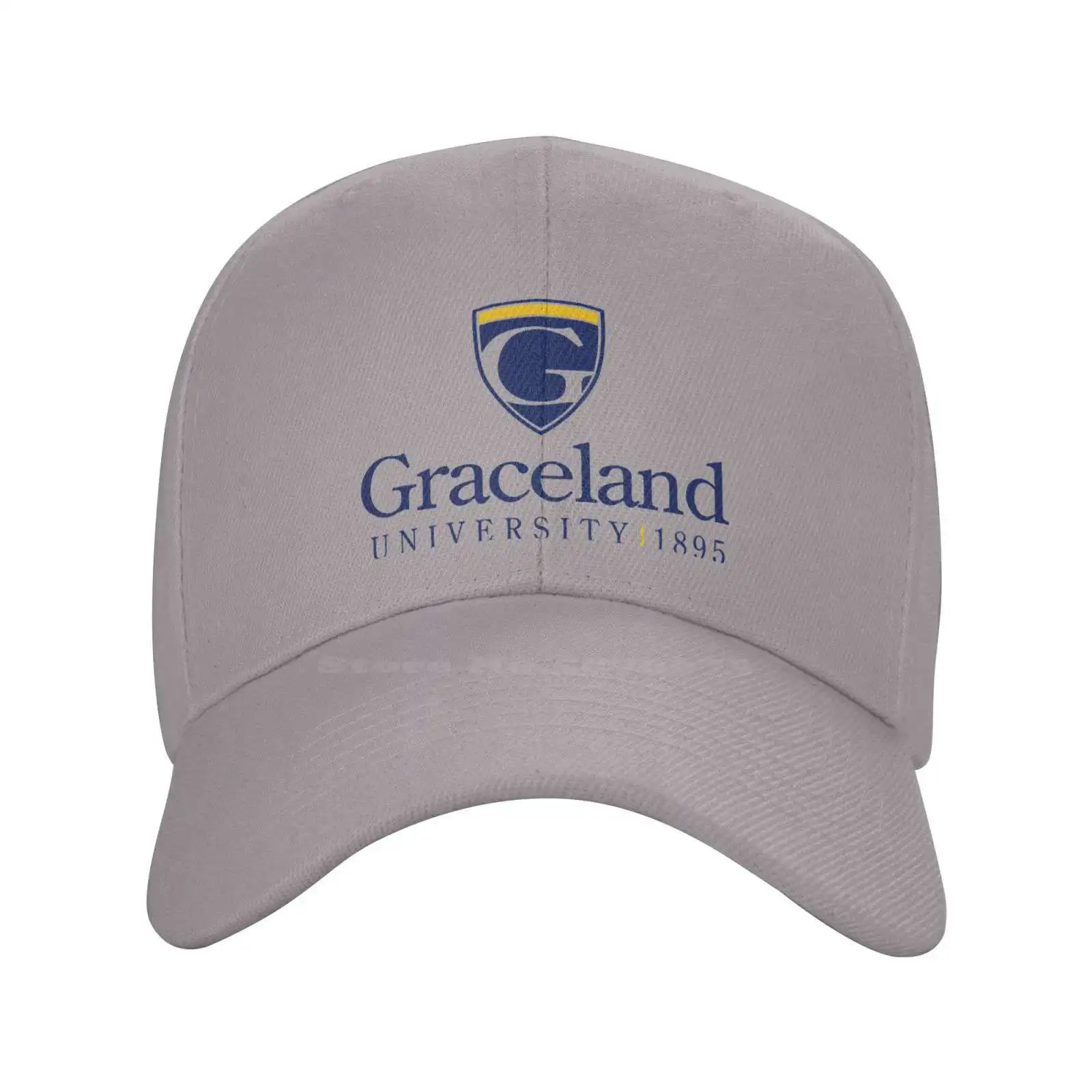 

Бейсболка из джинсовой ткани с принтом логотипа Graceland University