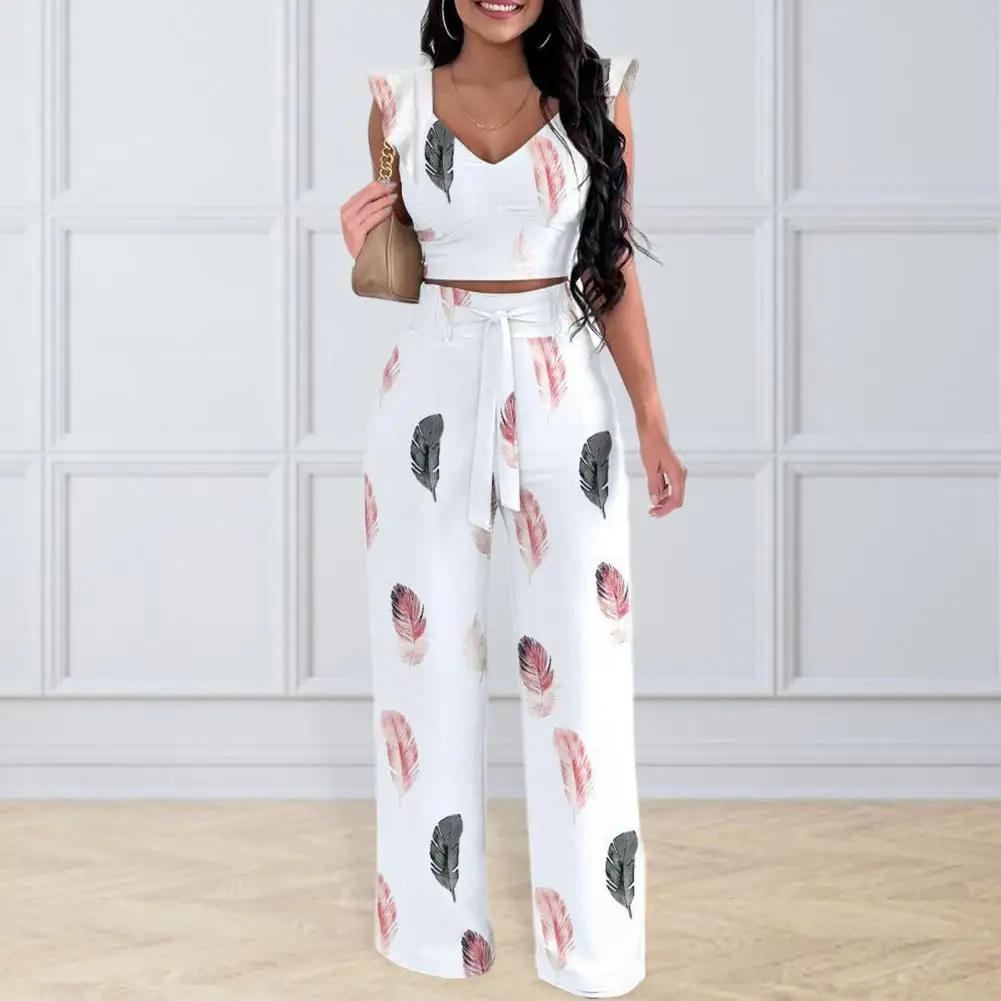 Модный женский комбинированный топ с блестками рубашка Pnats костюм летающим