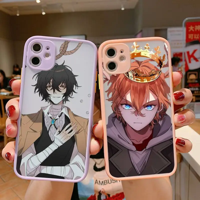 

Bungo Stray Dogs Phone Case for iPhone 11 12 13 mini pro XS MAX 8 7 6 6S Plus X 5S SE 2020 XR case
