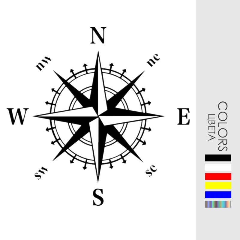 

11216 #20/30/40 см Виниловая наклейка NSWE Compass SUV Автомобильная наклейка водонепроницаемые автомобильные декорации на бампер грузовика заднее окно