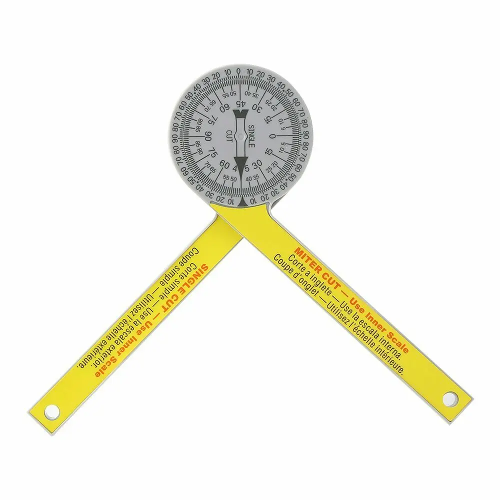 

Calibration Miter Saw Gauge Protractor Finder Angle Finder Miter Gauge Goniometer Angle Finder Arm Measuring Ruler