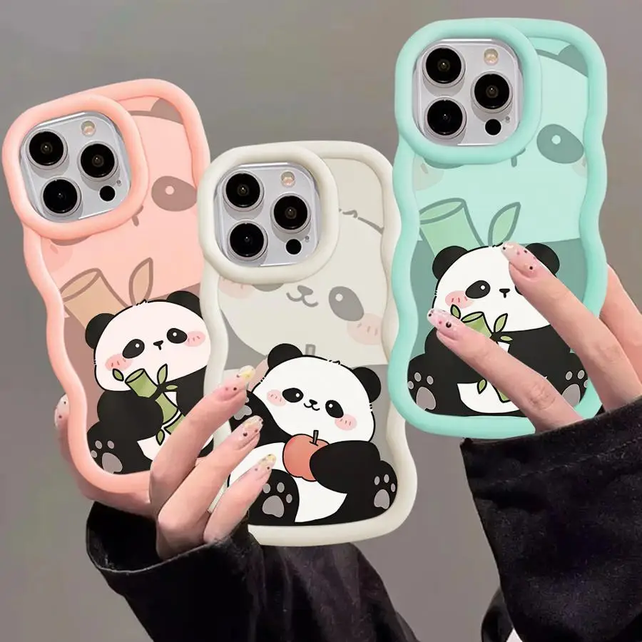 Милая панда для Vivo Y02 Y03 Y15S Y16 Y17S Y18 Y20S Y20 Y20i Y21S Y21A Y21 Y22S Y27 Y28 Y33S 4G чехол телефона