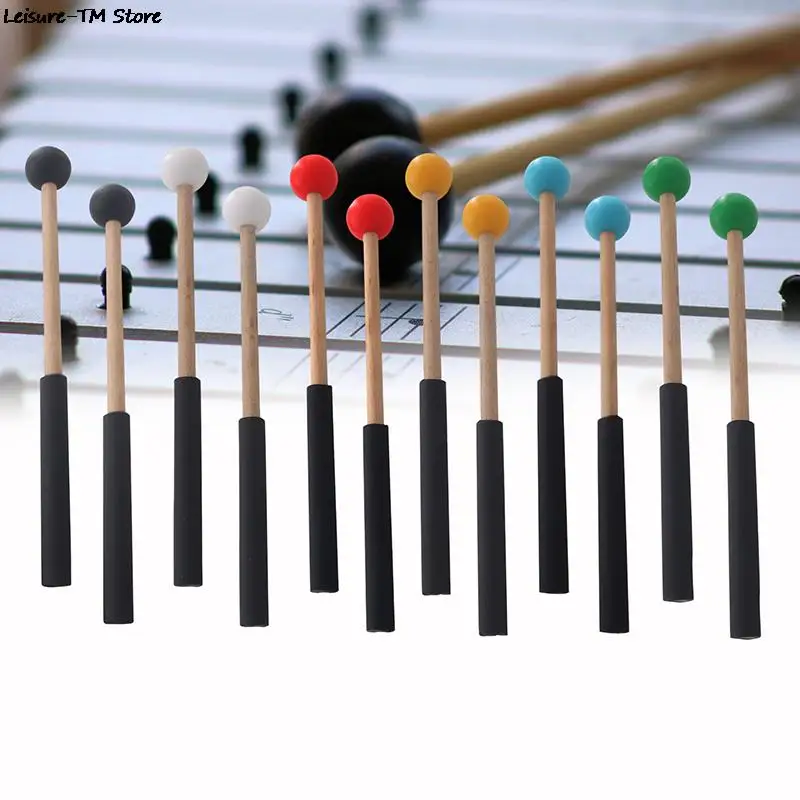 

1Pair Tongue Drum Mallets Wooden Soft Rubber Head Drum Mallets Sticks For Drums Tongue Drums And Keyboard Percussion