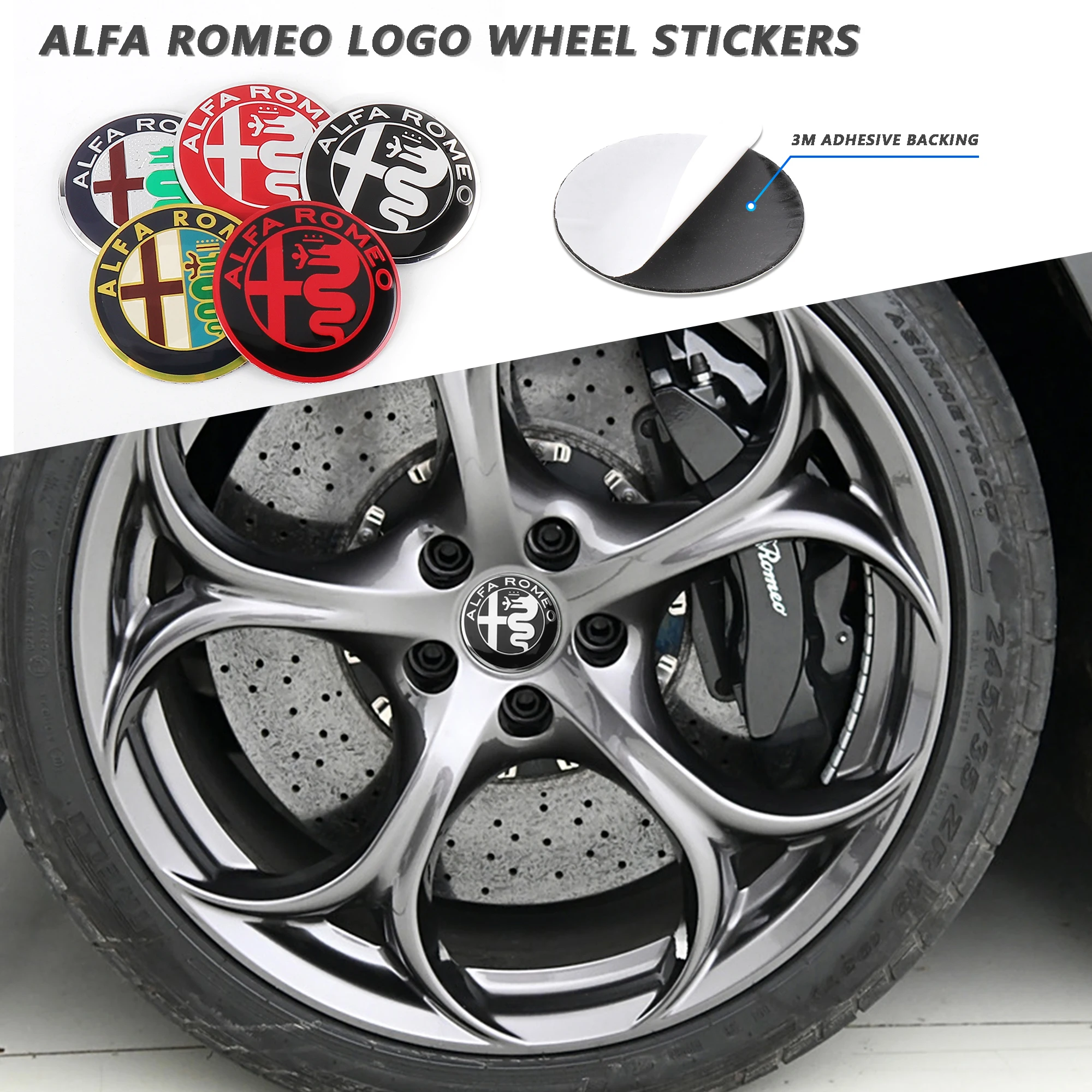 Для Alfa Romeo Giulietta 147 Giulia Spider GT MiTo Stelvio 159 156 TZ3 56/60 мм колпаки центральной ступицы колес