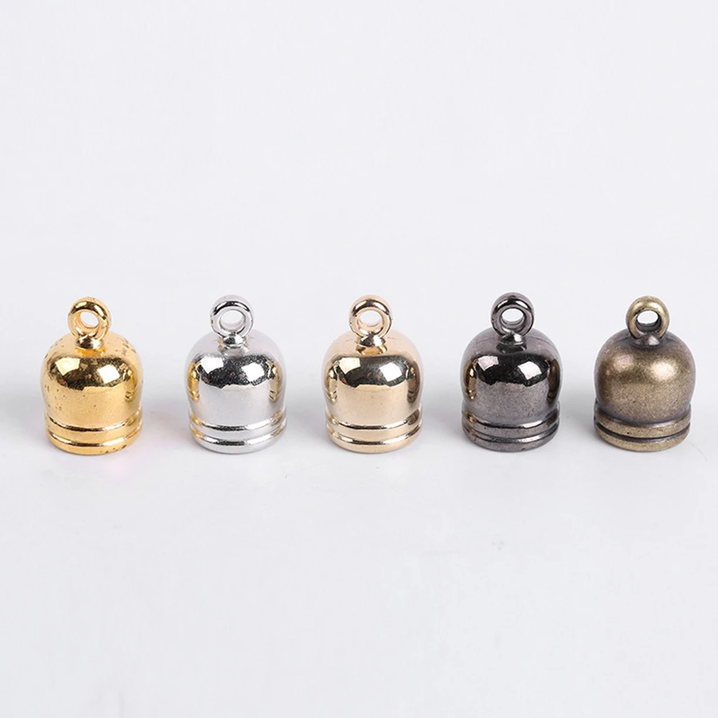 

20-50Pcs/Lot 7-14mm Necklace End Tip Tassel Caps Fringe Crimps End Caps For Jewelry Making Finding Earrings DIY Accessories