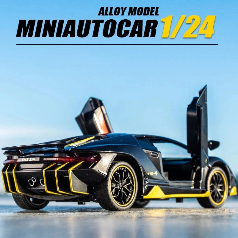 

1:24 имитация Lamborghinis, модель автомобиля из сплава, Литые в масштабе игрушечные модели автомобиля, детские подарки