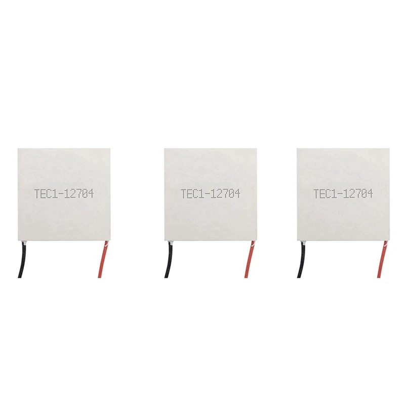 

3X TEC1-12704 Thermoelectric Cooler Peltier 30Mmx30mm TEC1 12704 Elements Module 12V4A Cooling Peltier