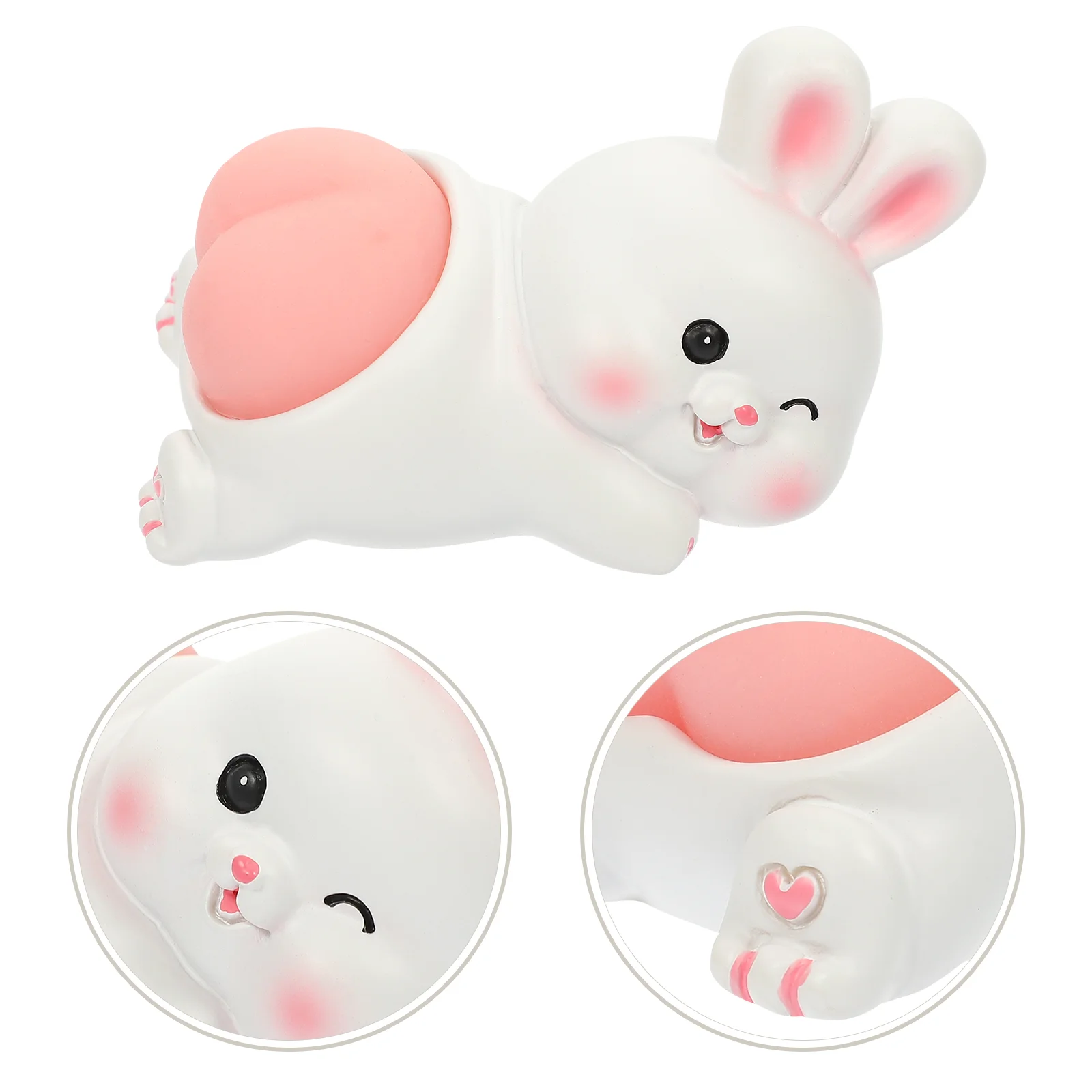 

Rabbit 2023 Year Figurine Bunny Chinese New Birthday Gift Mini Figurines Decor Animal Zodiacdesk Filler Bag Goodie Novelty Favor