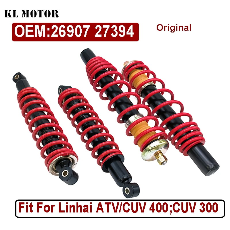 Фото Оригинальный задний и передний амортизатор Linhai CUV ATV 400 для Dune Buggy 4x4 Linhai 400 ATV 300 CUV QUAD GO KART 26907 27394 №1