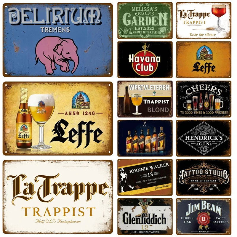 Фирменный металлический знак табличка Винный Спирт винтажный жестяной пластина