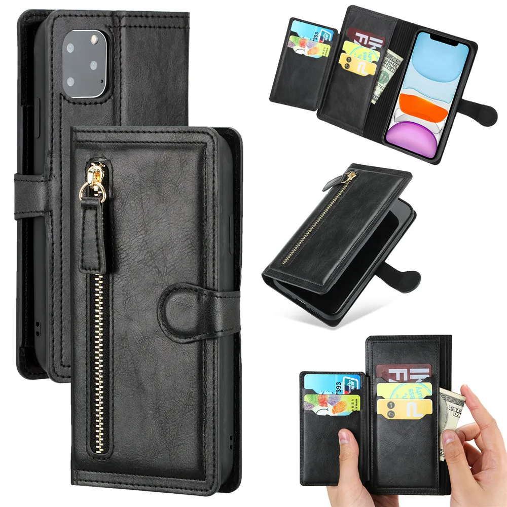 

Phone Case For iPhone 14 Pro Max Case For iPhone 14 Pro Max Leather Skin Flip Wallet Book Cover For iPhone 14 13 12 11 Pro Max